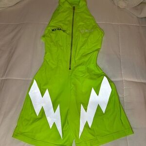 Gsuwoo Neon Reflective Romper